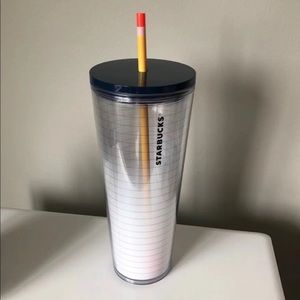 NWT Starbucks paper pencil 24 oz tumbler